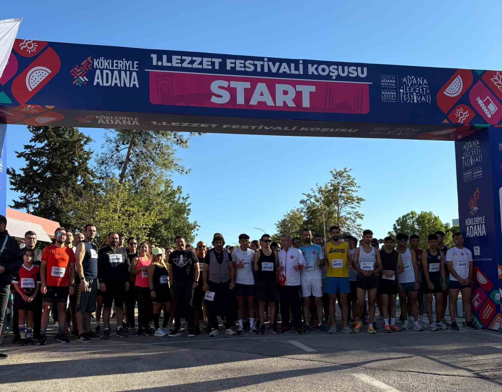 Adana’da Lezzet Festivali Koşusu yapıldı